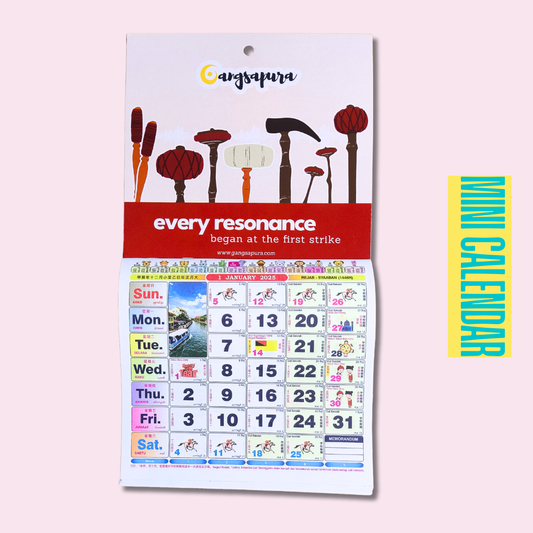 Mini Calendar 2025 - Mallets Edition