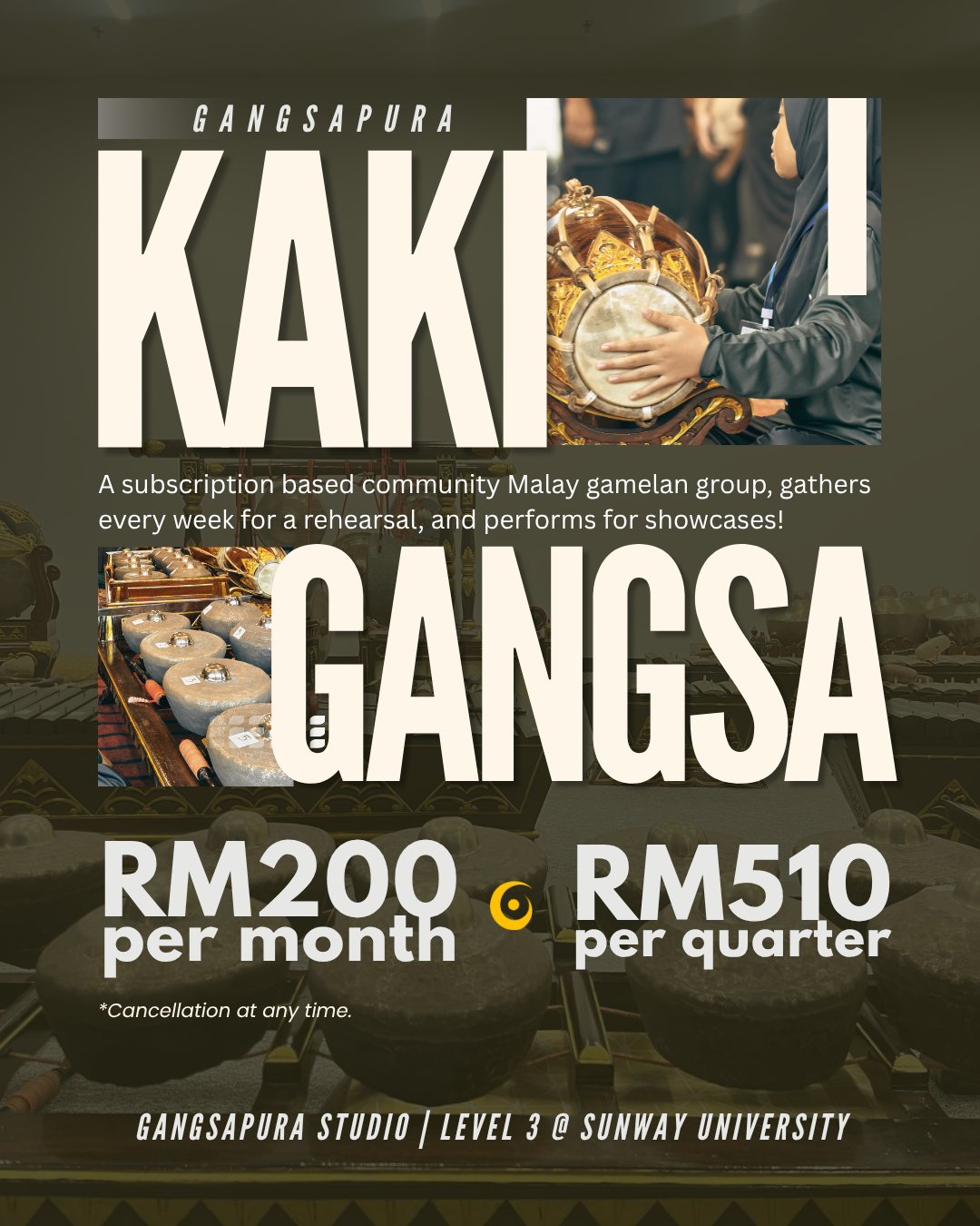 KAKI GANGSA – Community Gamelan Group