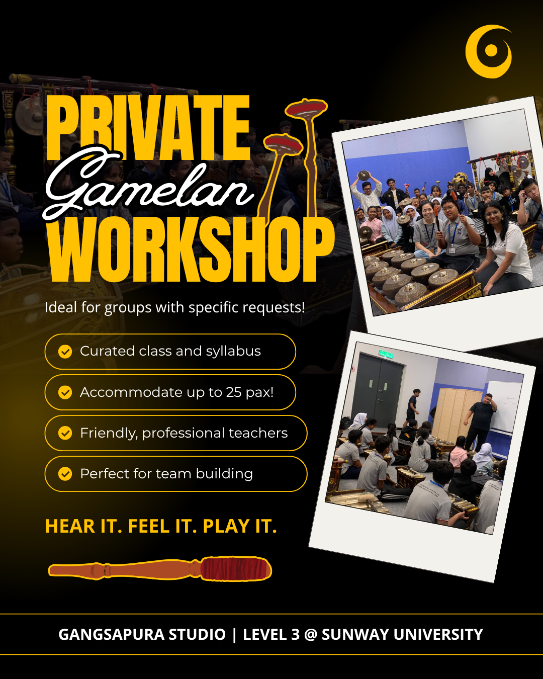 Private Gamelan Workshop