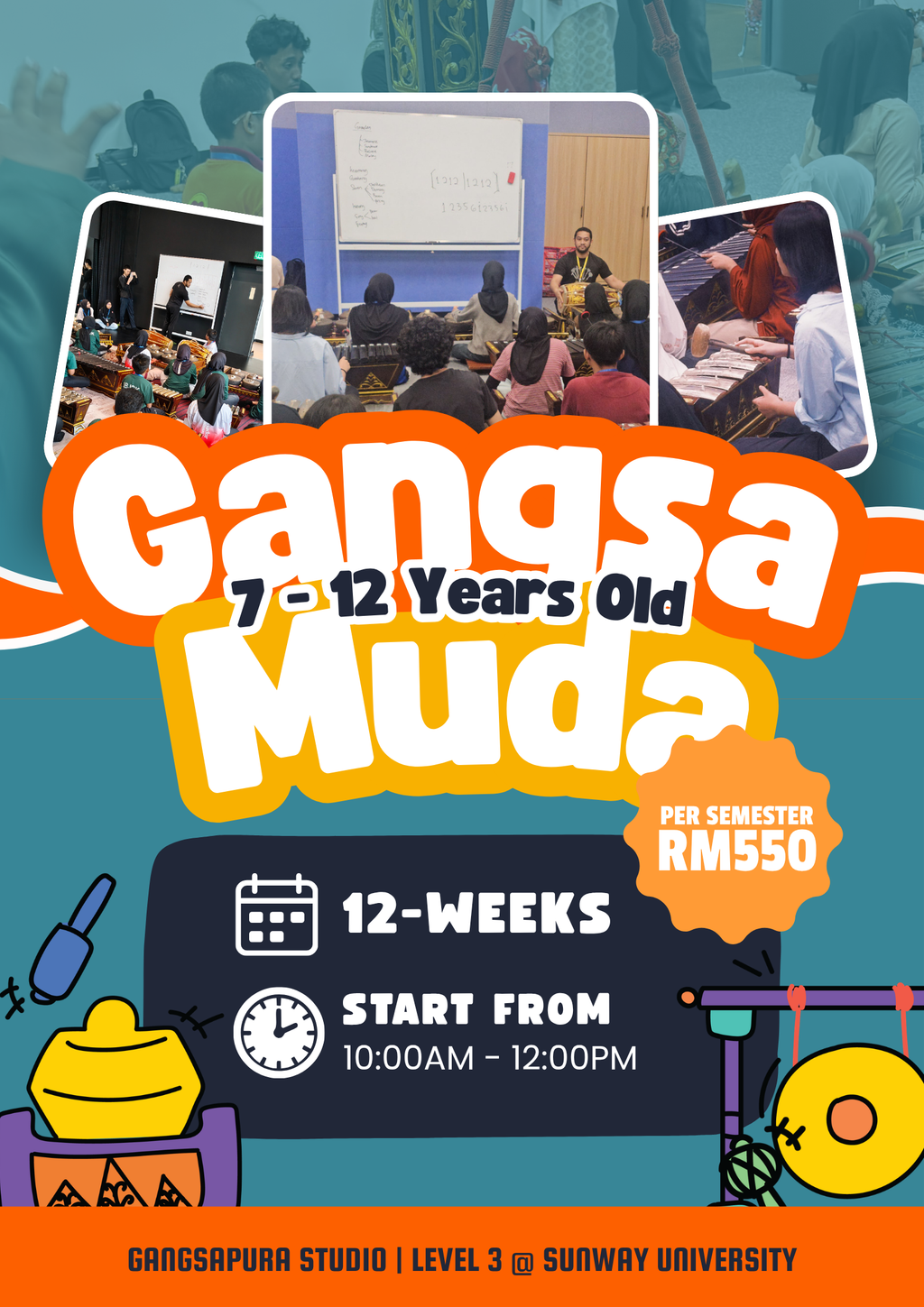 GANGSA MUDA - 12-Week Gamelan Programme