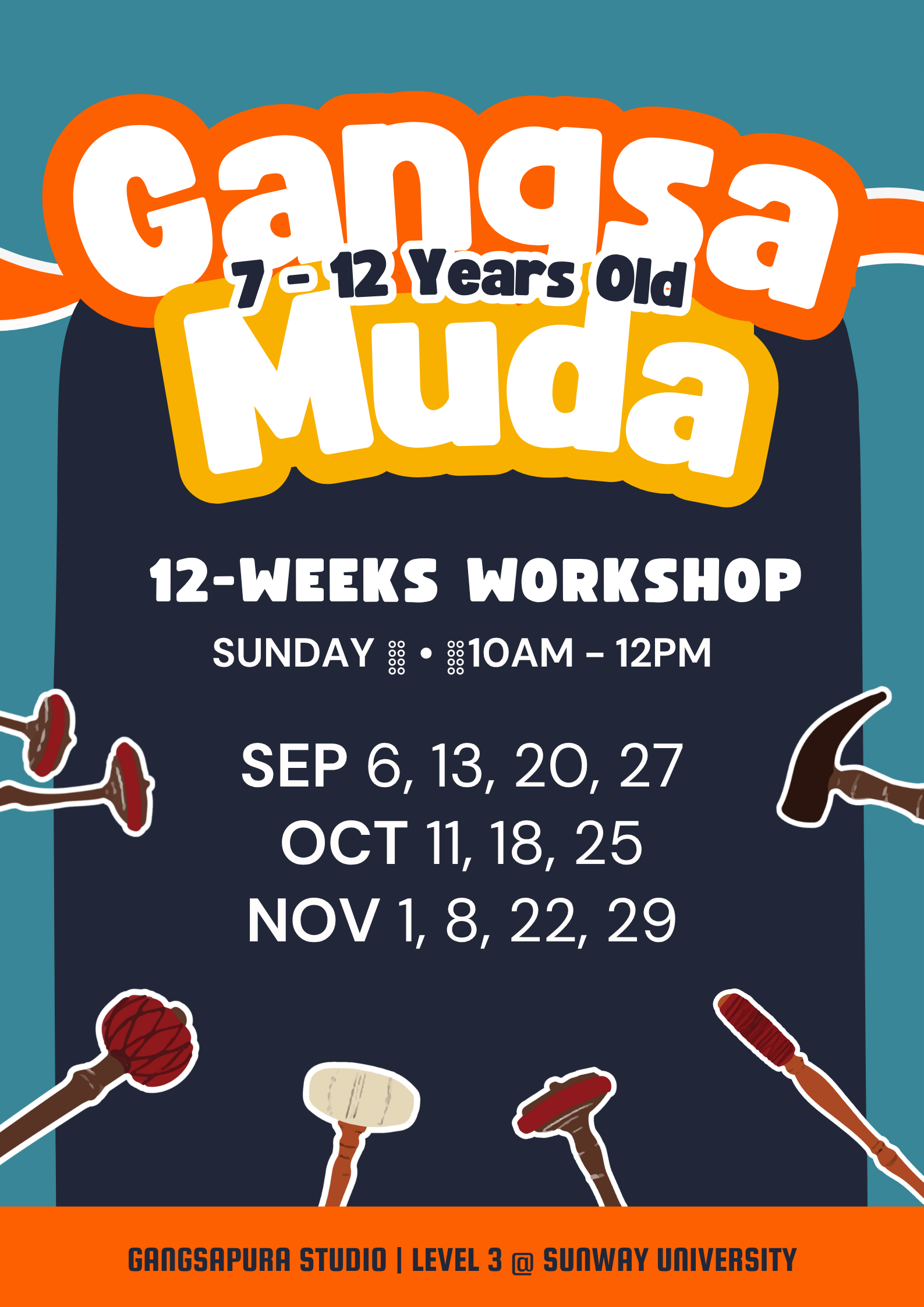 GANGSA MUDA - 12-Week Gamelan Programme
